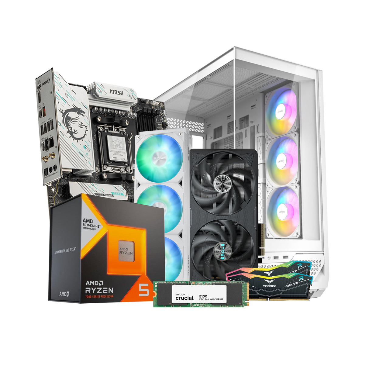 Competitive Gaming Powerhouse | Ryzen 5 7500X3D | RTX 5060 Ti | 32GB DDR5