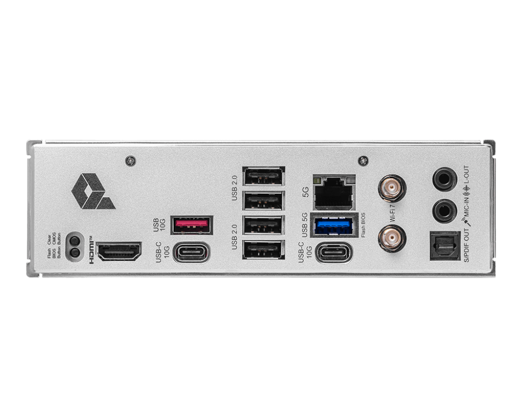 لوحة أم MSI PRO B850-P WiFi، ATX - تدعم معالجات AMD Ryzen 9000/8000 / 7000، AM5 - DDR5 Memory Boost (8200+ MT/s OC)، PCIe 5.0 x16 و4.0 x16، M.2 Gen5، Wi-Fi 7، شبكة LAN 5G