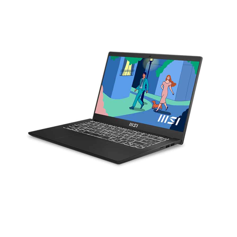 MSI Modern 14 F13MG 041XEG Laptop, Intel Ci7-1355U, 8GB RAM, 512GB SSD, Intel Iris Xe Graphics, 14Inch, FHD, 60Hz, DOS