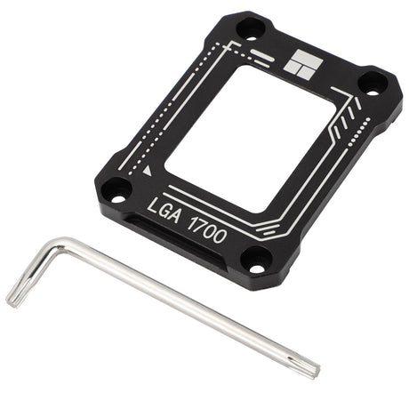 Thermalright LGA1700-BCF Black V2 CPU AntiBend Installer Intel 12 13 14 Gen AntiBend Fixing Installation Bracket Intel CPU Correction Bender LGA17XX Correction CPU Fixer LGA1700 Full Fit Installer with Thermalpast