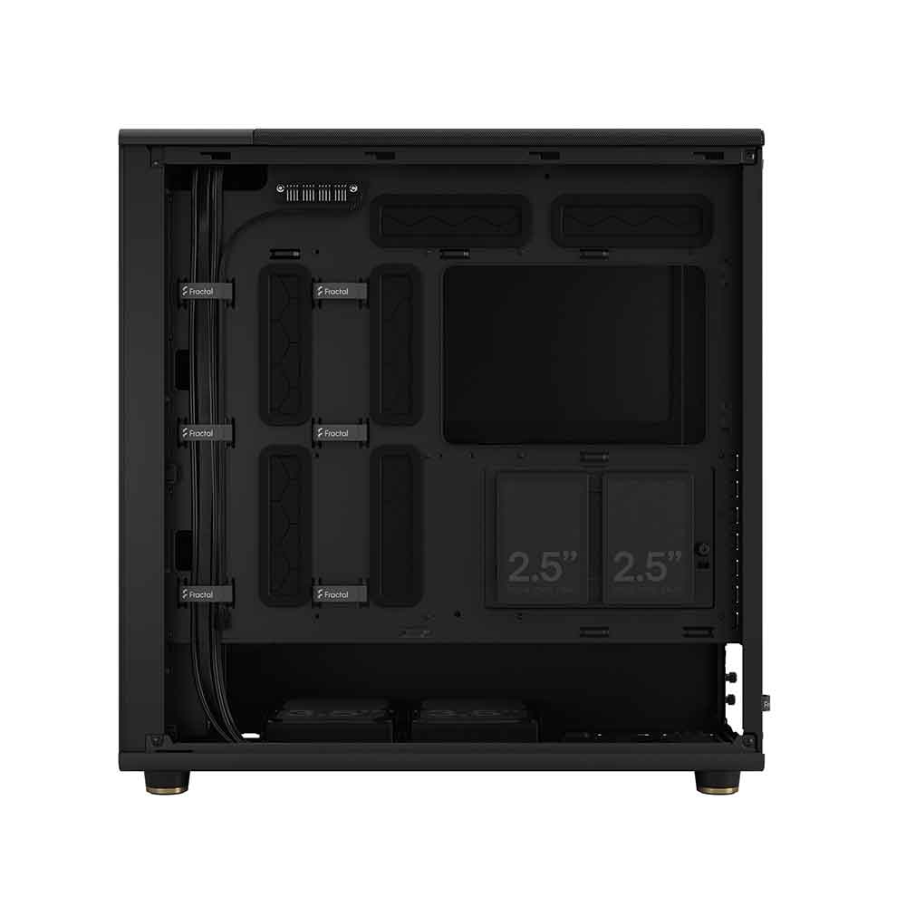 Fractal Design North XL Charcoal Black TG Dark كيسة كمبيوتر E-ATX ميد تاور