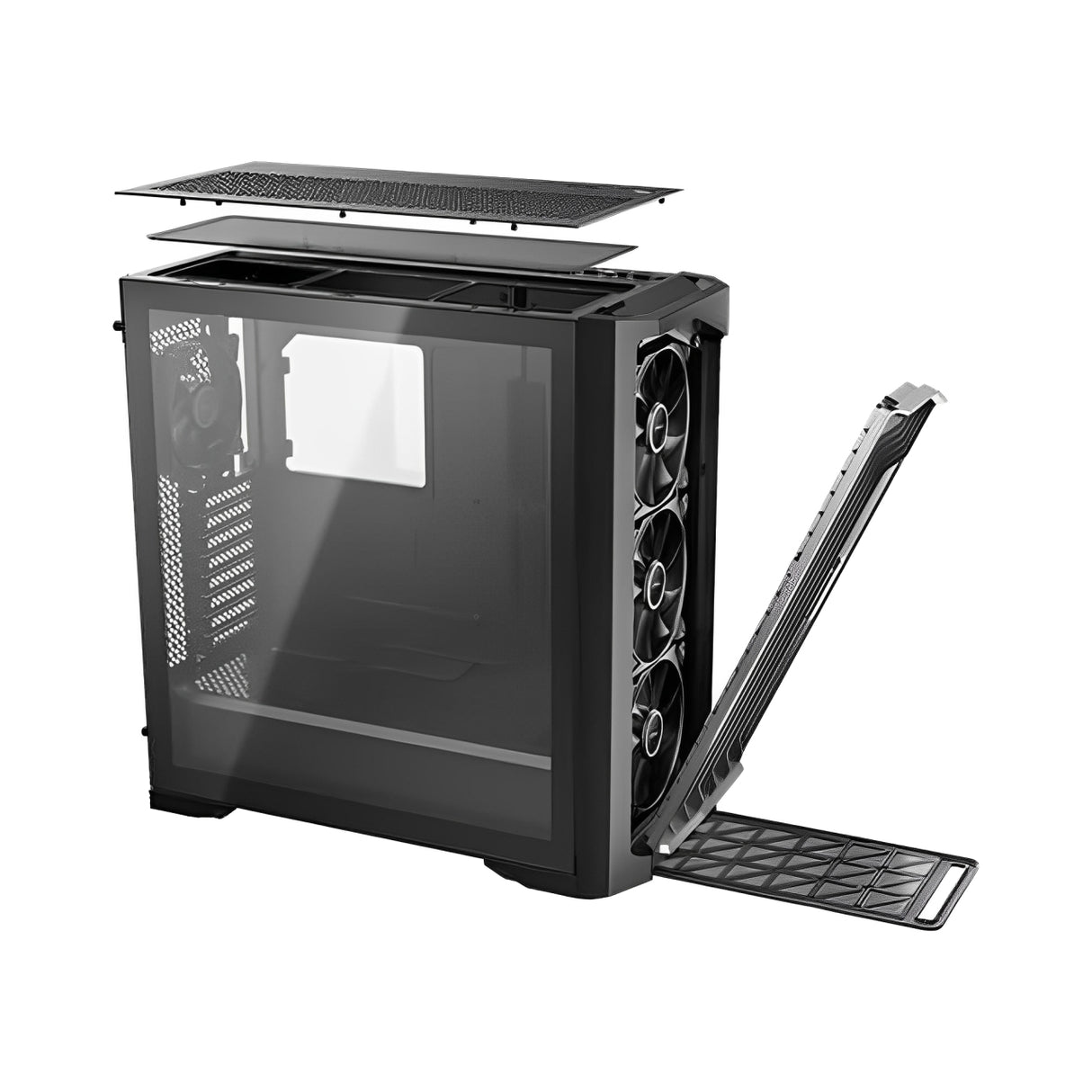 برج كامل من Antec Performance بطول 1 قدم، متوافق تمامًا مع RTX40، شاشة عرض درجة الحرارة، 4 مراوح Storm T3 PWM، نوع C، لوحان جانبيان مزدوجان TG، دعامة علوية قابلة للإزالة، لوحة أمامية شبكية عالية تدفق الهواء، ألعاب كمبيوتر E-ATX