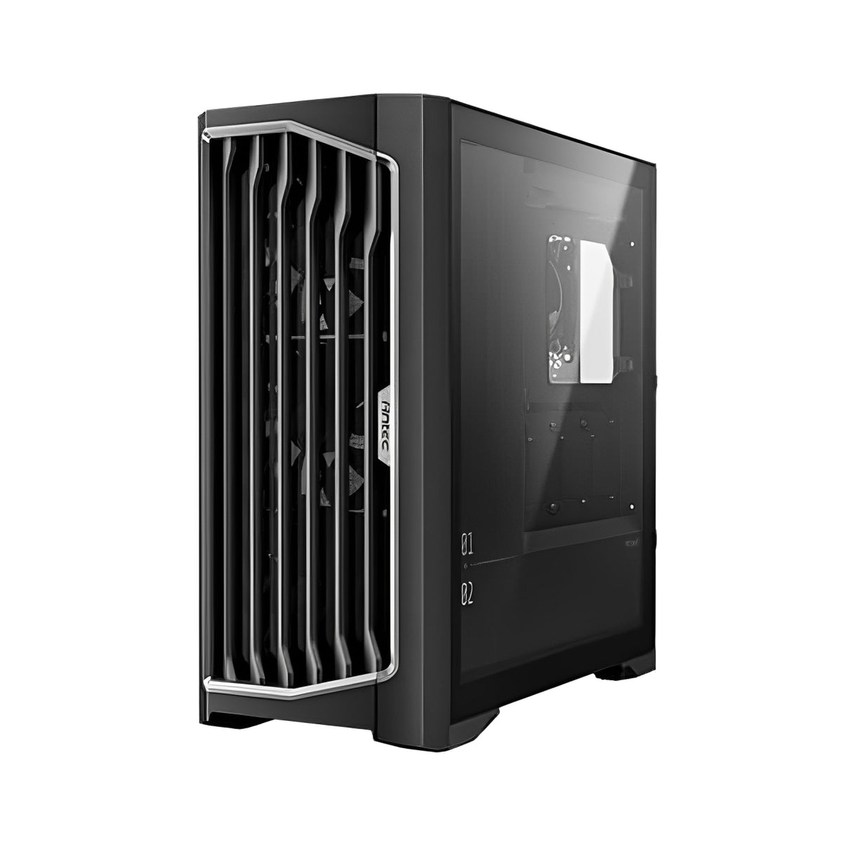 برج كامل من Antec Performance بطول 1 قدم، متوافق تمامًا مع RTX40، شاشة عرض درجة الحرارة، 4 مراوح Storm T3 PWM، نوع C، لوحان جانبيان مزدوجان TG، دعامة علوية قابلة للإزالة، لوحة أمامية شبكية عالية تدفق الهواء، ألعاب كمبيوتر E-ATX
