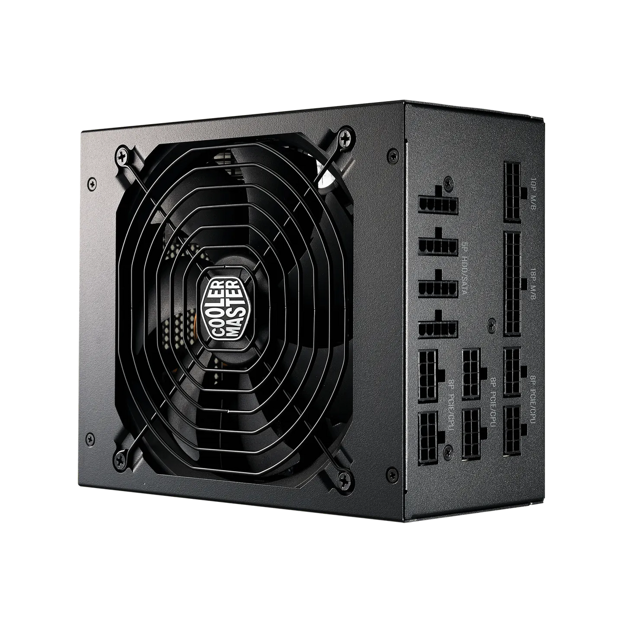 Cooler Master MWE Gold 1250 V2 ATX 3.0 80 PLUS Gold Flat Black Cabling 140mm FDB Fan High-Temperature Threshold