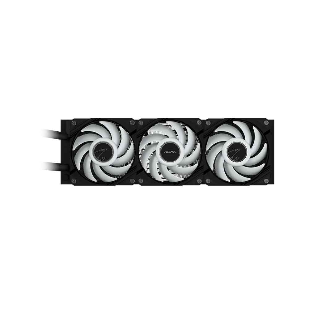 Gigabyte AORUS WATERFORCE II 360 Liquid CPU Cooler ARGB Fans, compatible with Intel LGA1700 and AMD AM5