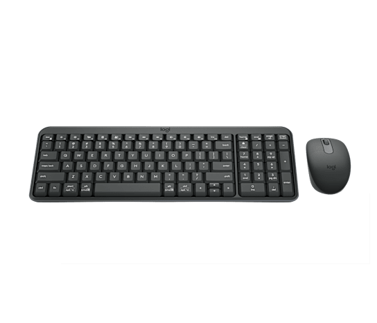 لوجيتيك MK250 كيبورد وماوس لاسلكي بالبلوتوث – أداء مدمج وراحة تدوم
