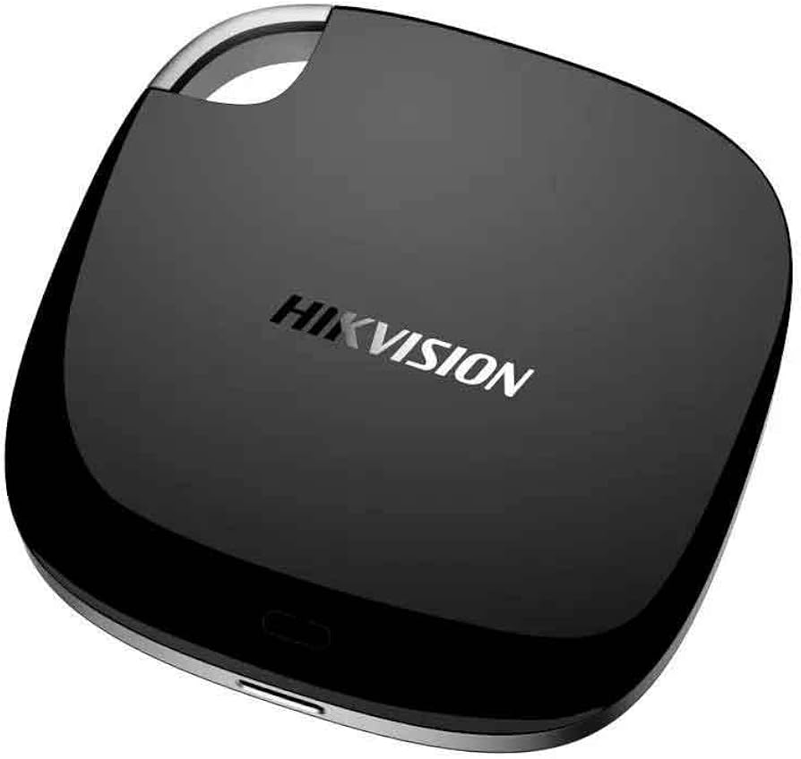 محرك أقراص الحالة الصلبة الخارجي Hikvision HikStorage المحمول SSD بسعة 128 جيجابايت - USB 3.1 Type-C - أسود