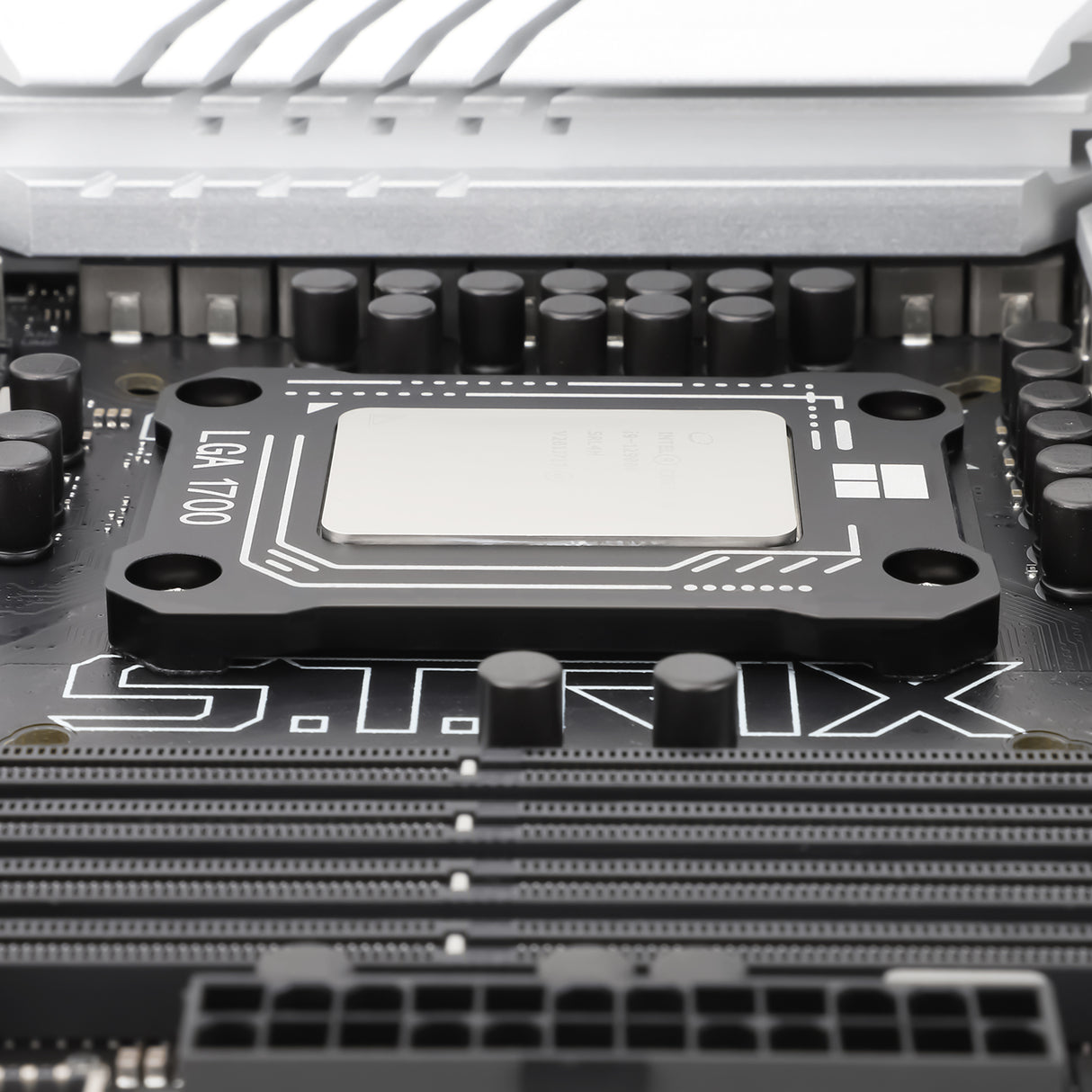 Thermalright LGA1700-BCF Black V2 CPU AntiBend Installer Intel 12 13 14 Gen AntiBend Fixing Installation Bracket Intel CPU Correction Bender LGA17XX Correction CPU Fixer LGA1700 Full Fit Installer with Thermalpast