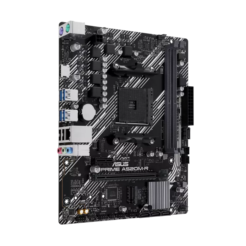 ASUS PRIME A520M-R: Reliable AMD Motherboard with M.2 Support and Ryzen Compatibility
