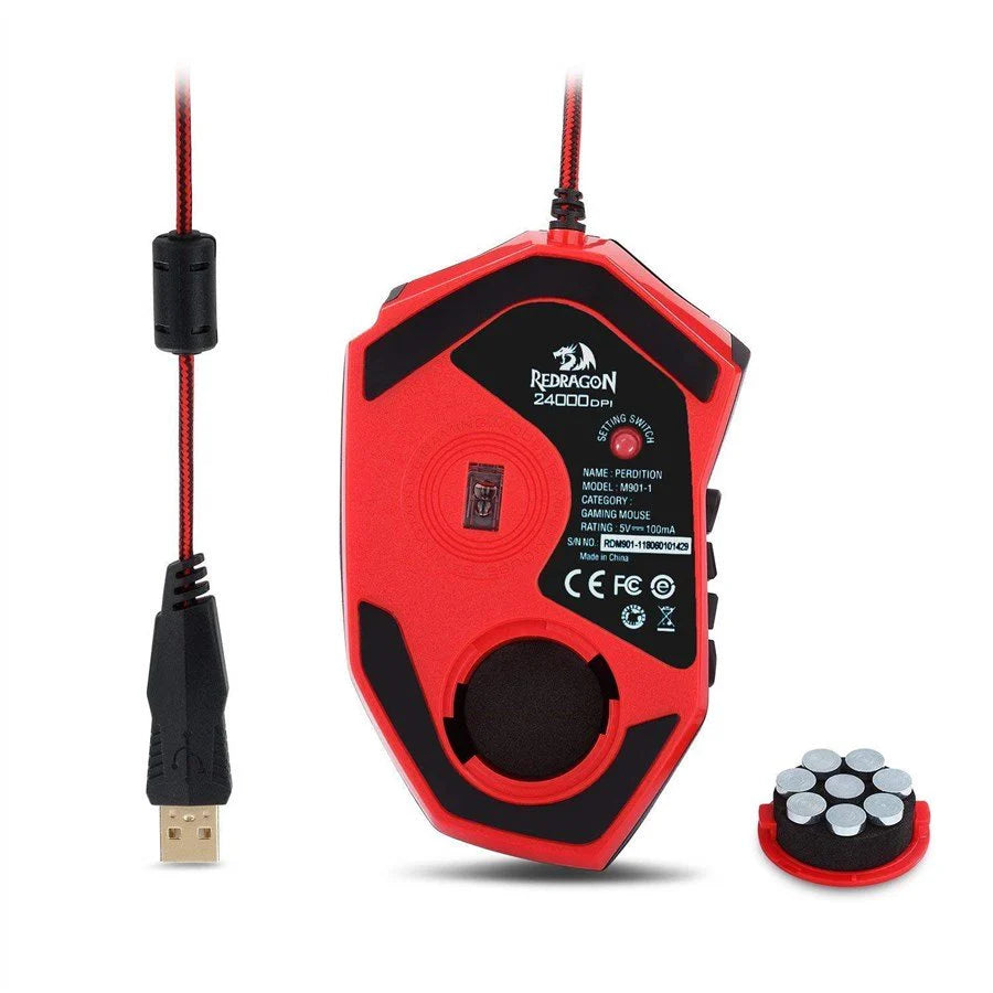 Redragon Perdition 2 M901-1 24000 DPI RGB Gaming Mouse