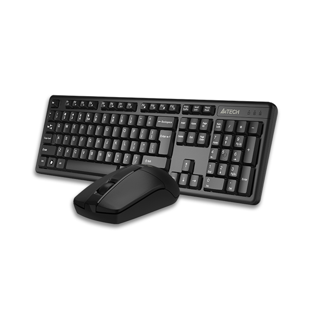 A4TECH 3330N Wireless Keyboard & Mouse Combo: Seamless Office Productivity
