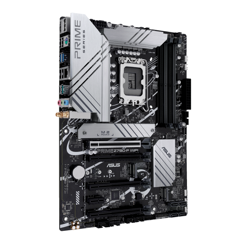 Asus Prime Z790-P motherboard on a white background