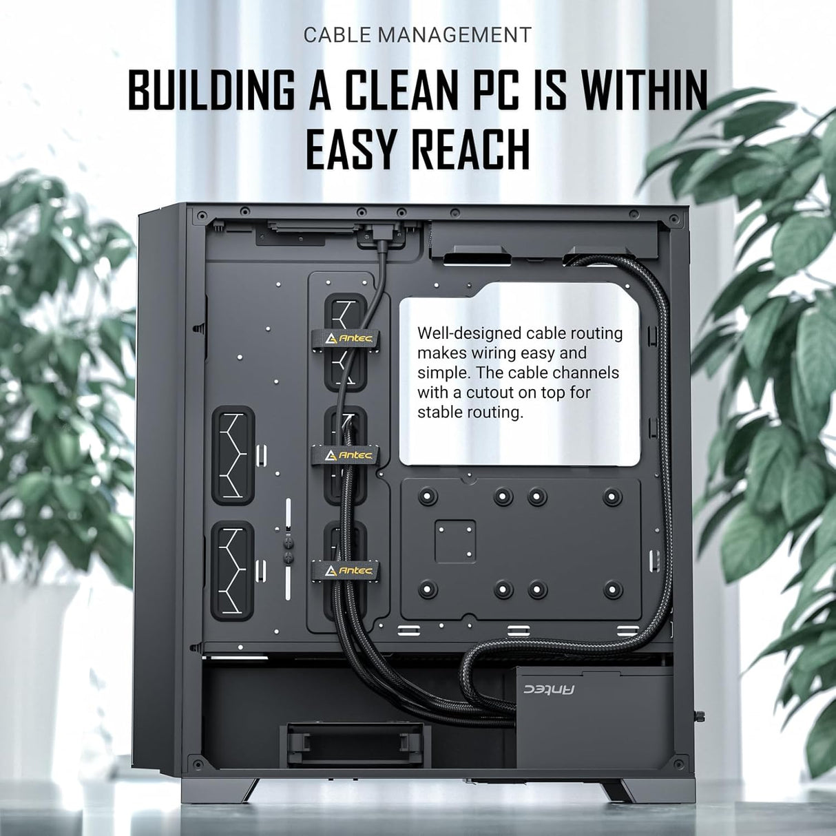 Antec Performance Series P20C Massive Metal Mesh Front Panel, 3 x 120mm PWM White Fans, Type-C 3.2 Gen2 Ready, 2 x 360 mm Radiator Simultaneously, GPU Bracket, Mid-Tower E-ATX PC Case