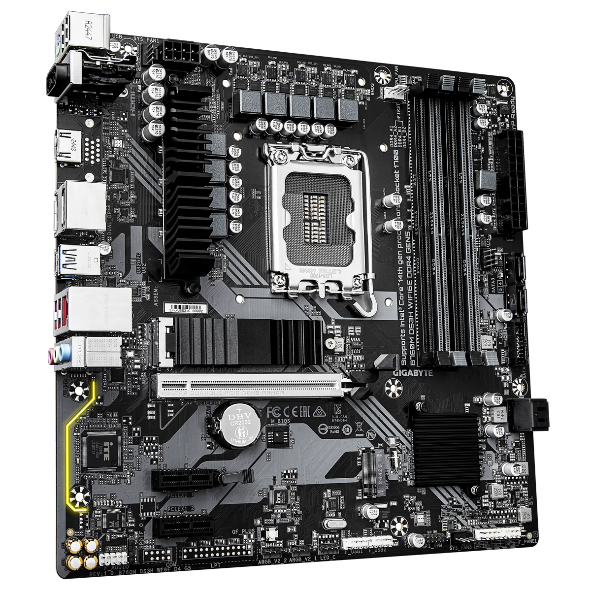 GIGABYTE B760M DS3H WIFI6E DDR4 GEN5
