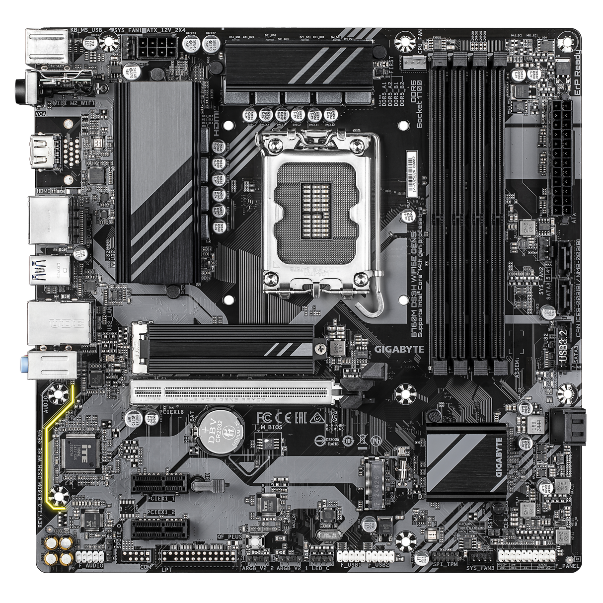 GIGABYTE B760M DS3H WIFI6E GEN5: ultimate DDR5 motherboard with PCIe 5.0 performance