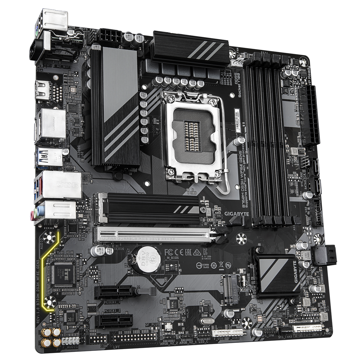 GIGABYTE B760M DS3H WIFI6E GEN5: ultimate DDR5 motherboard with PCIe 5.0 performance