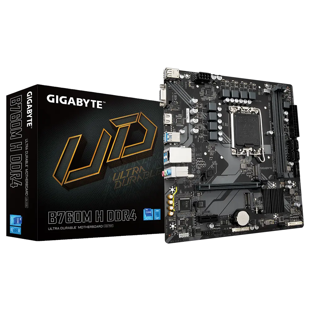 GIGABYTE B760M H DDR4 – Reliable Gaming Motherboard