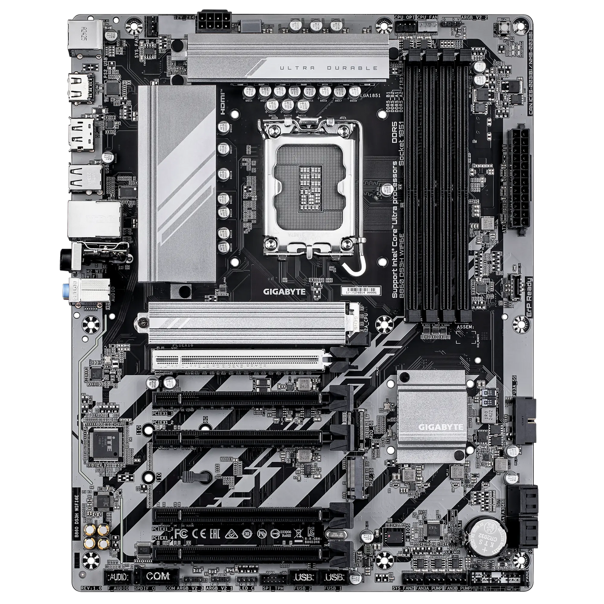 Gigabyte B860 DS3H WIFI6E ATX Motherboard - LGA 1851 DDR5 WiFi 6E