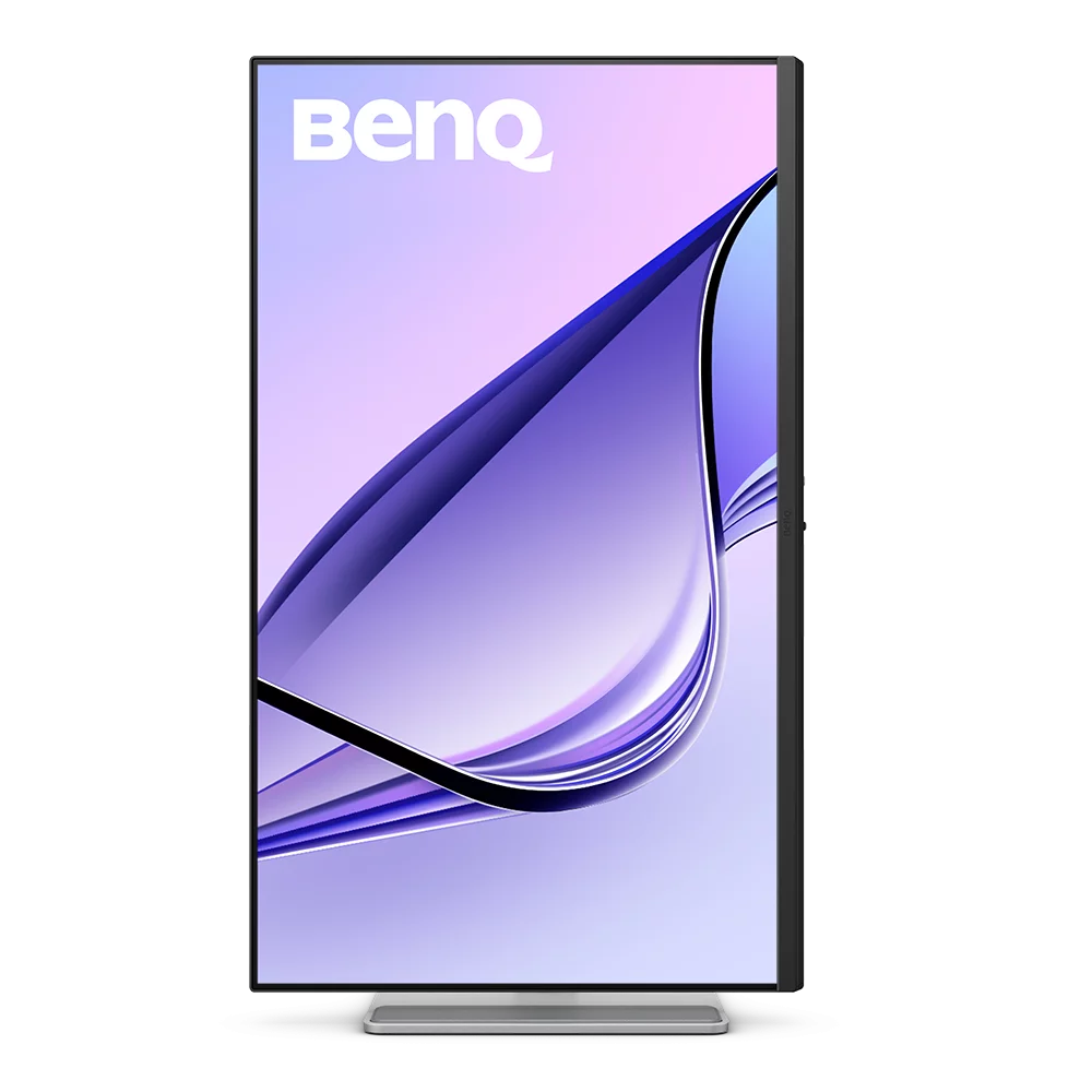 شاشة BENQ MACBOOK MA270U مقاس 27 بوصة بدقة 4K وتقنية IPS مع HDR10 و99% من ألوان sRGB و95% من نطاق الألوان P3 وسطوع 400 شمعة ووقت استجابة 5 مللي ثانية وتوصيل طاقة عبر USB-C ومكبرات صوت مدمجة وتعديلات مريحة مثل الإمالة والتدوير والدوران