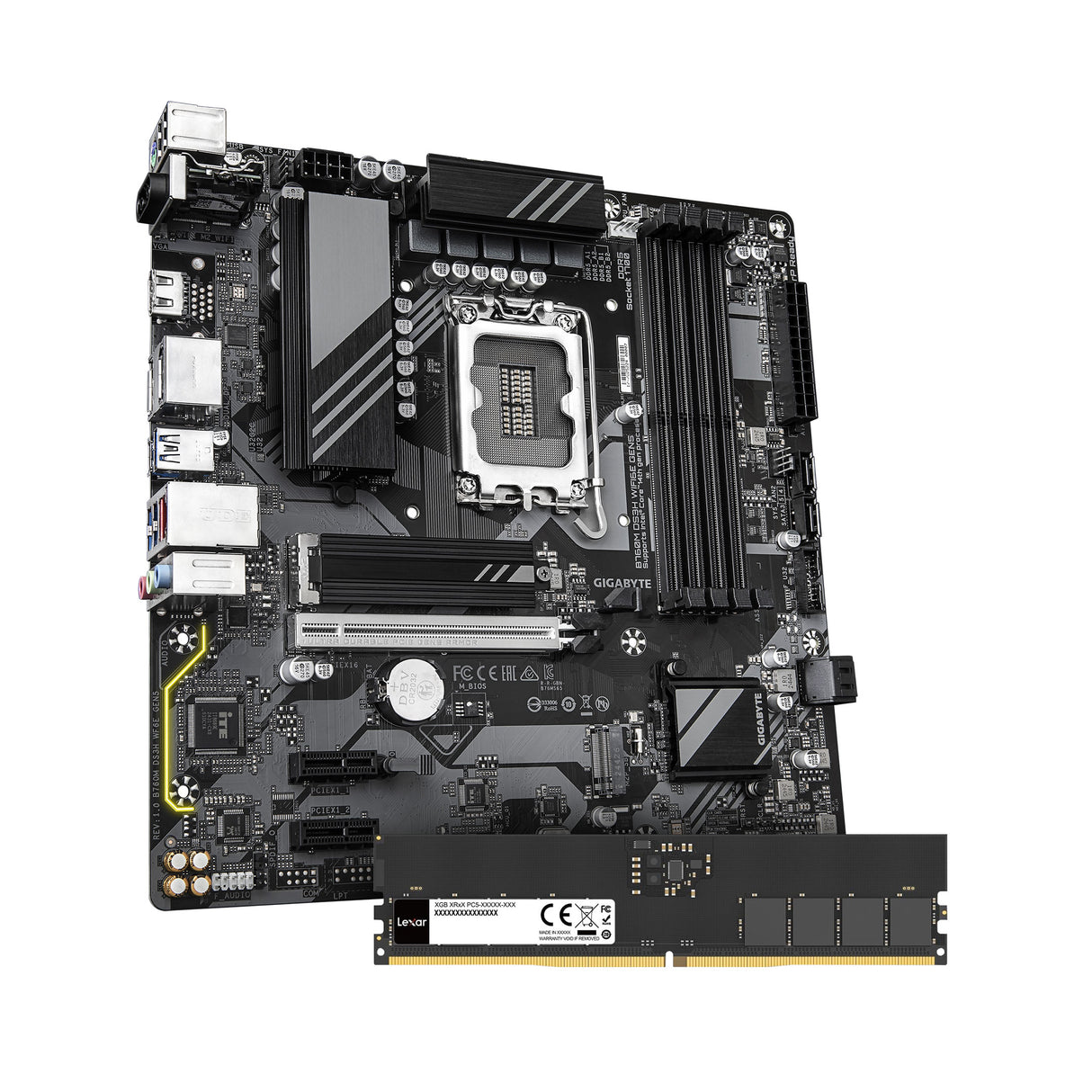 BUNDLE 13 | B760M DS3H | 16GB DDR5 | WiFi6E Gen5 5600MHz