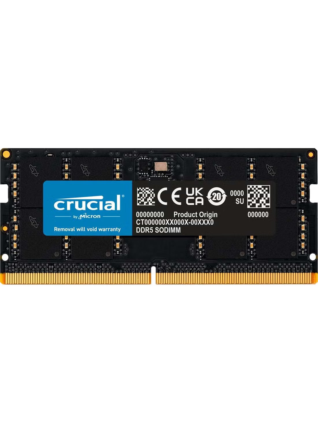Crucial DDR5 5600MHz SODIMM Laptop RAM (16GB–32GB, CL46) – High-Speed Performance & Efficiency