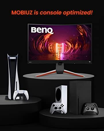 شاشة ألعاب BenQ Mobiuz EX2510S مقاس 25 بوصة IPS FHD بمعدل تحديث 165 هرتز وزمن استجابة 1 مللي ثانية، مع مُحسِّن ألوان الألعاب، وتقنية FreeSync Premium، وتحسين HDRi