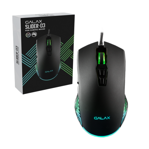 GALAX Gaming Mouse SLIDER-03 RGB SLD-03 - 7200DPI