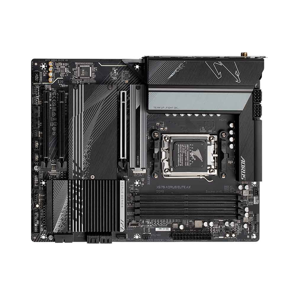 GIGABYTE X670 AORUS ELITE AX AM5 DDR5 مازربورد العاب مع DDR5 عالية السرعة وأوفركلوك مستقر