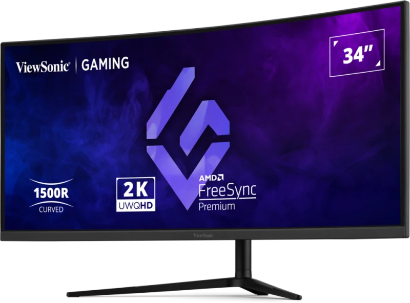ViewSonic VX3418C-2K 34" UWQHD 180Hz Curved Gaming Monitor