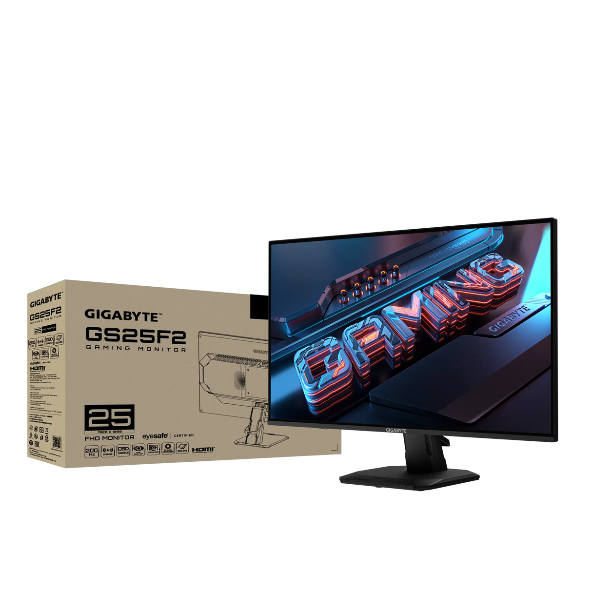GIGABYTE GS25F2 24.5" 200Hz FHD Gaming Monitor