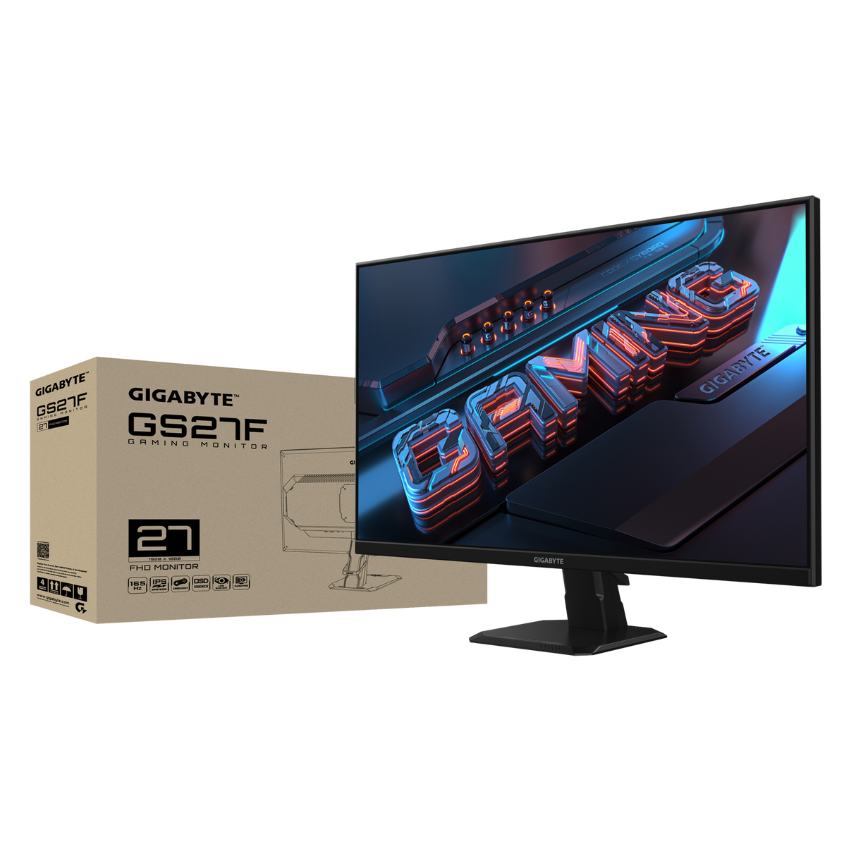 شاشة الألعاب Gigabyte GS27F 27″ FHD 165Hz