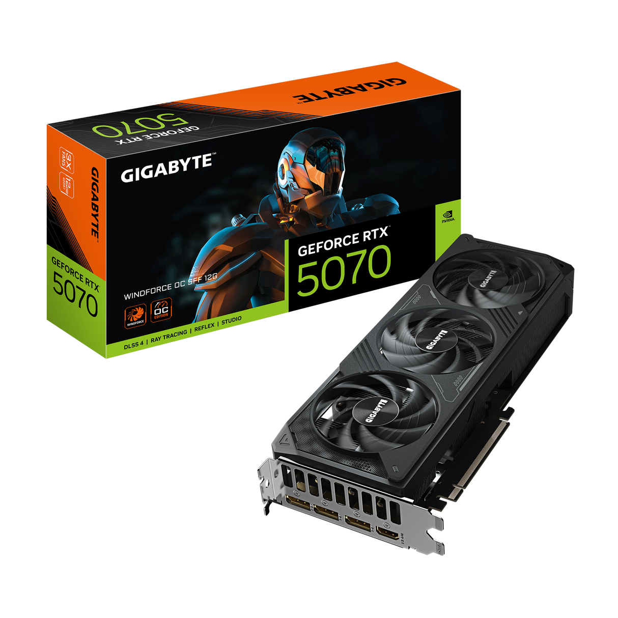 Gigabyte GeForce RTX 5070 WINDFORCE OC SFF 12G: Powerhouse Graphics for Gamers