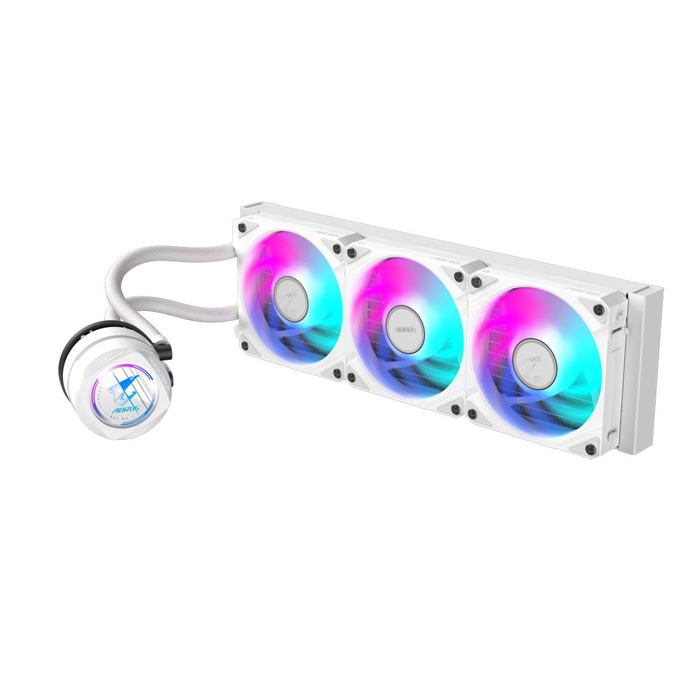 Gigabyte AORUS WATERFORCE II 360 ICE: Premium 360mm ARGB Liquid Cooler for Low-Noise Performance