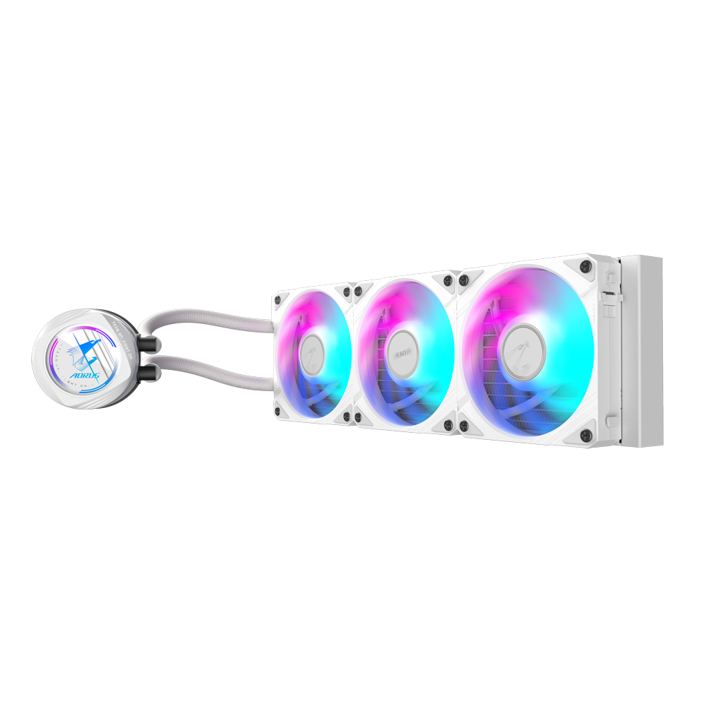Gigabyte AORUS WATERFORCE II 360 ICE: Premium 360mm ARGB Liquid Cooler for Low-Noise Performance
