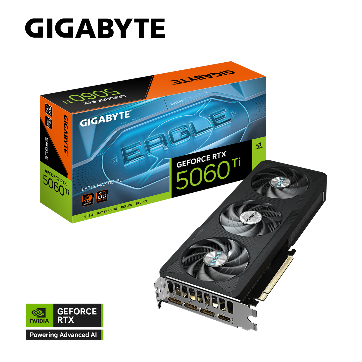 Gigabyte GeForce RTX 5060 Ti EAGLE MAX OC 16GB GDDR7 128-BIT PCI 5.0