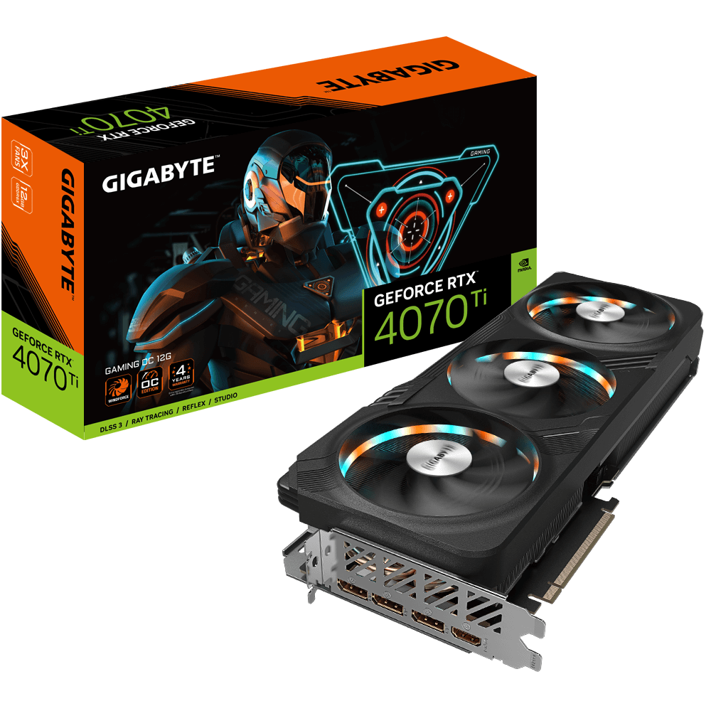Gigabyte RTX 4070 Ti Gaming OC 12G — Next-Gen 4K & Ray Tracing Power