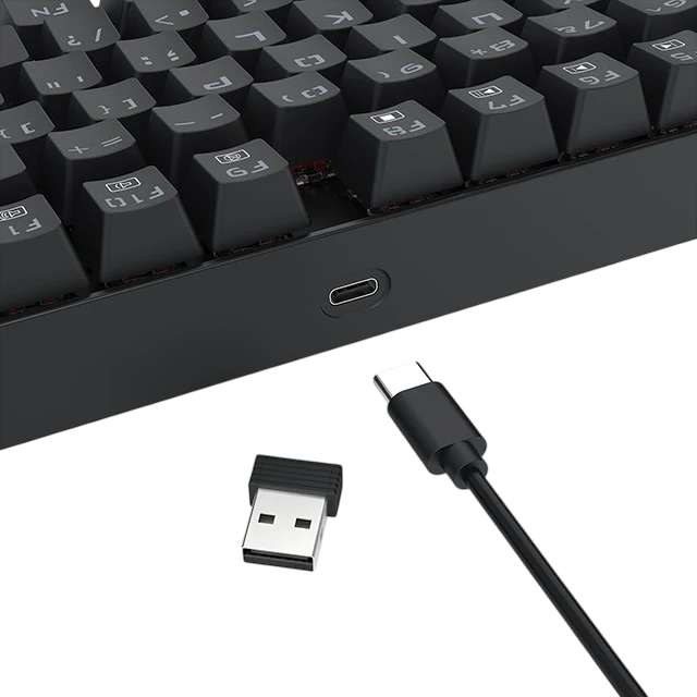 Redragon Kumara K552-KRS TKL Tri-Mode Wireless Gaming Keyboard