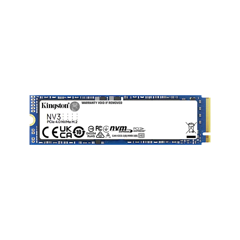 هارد SSD Kingston NV3 NVMe 1 TB / 2 TB أداء Gen 4 ×4 وسعة كبيرة