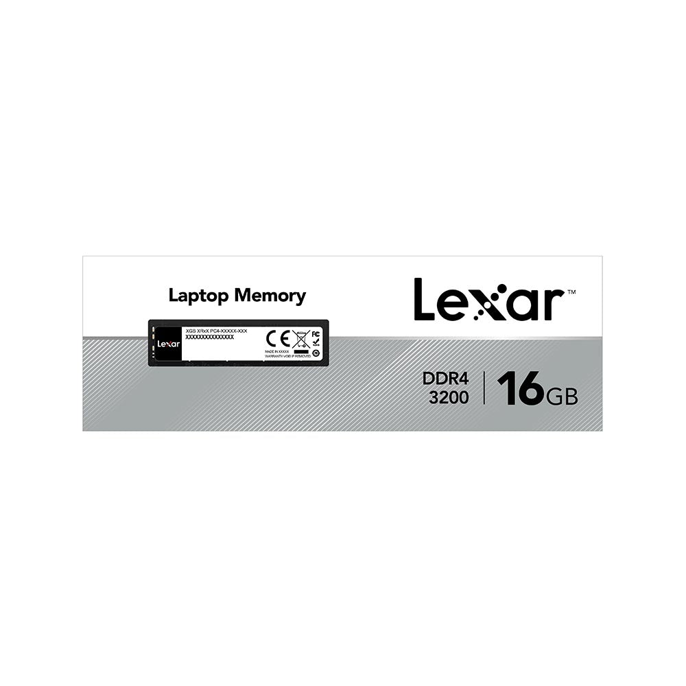 Lexar 16GB DDR4-3200MHz SO-DIMM Laptop Memory, High-Speed DDR4 Performance