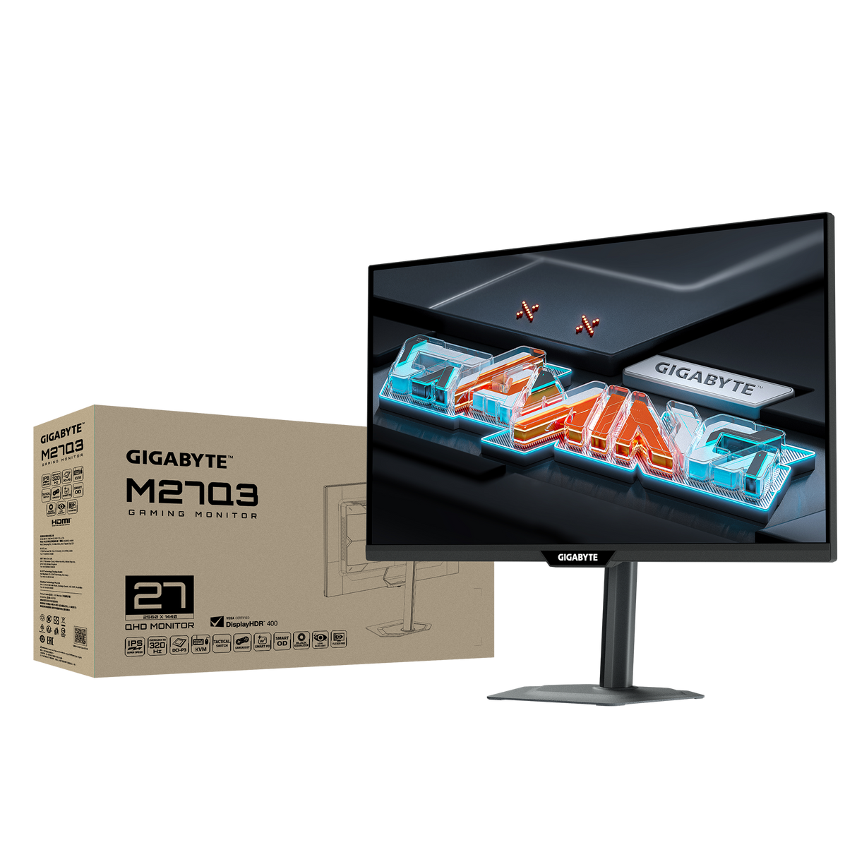 Gigabyte M27Q3: SuperSpeed IPS QHD Gaming Monitor with 320Hz Overclock