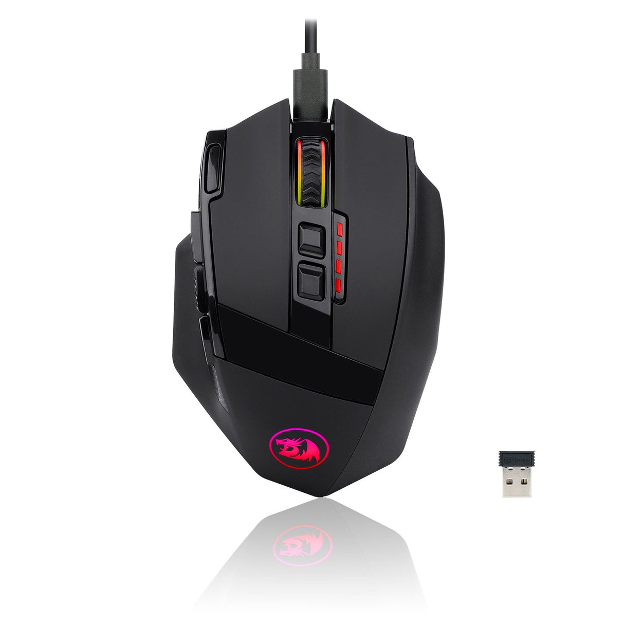 Redragon Sniper Pro M801P-RGB Gaming Mouse - 16000 DPI Dual Mode