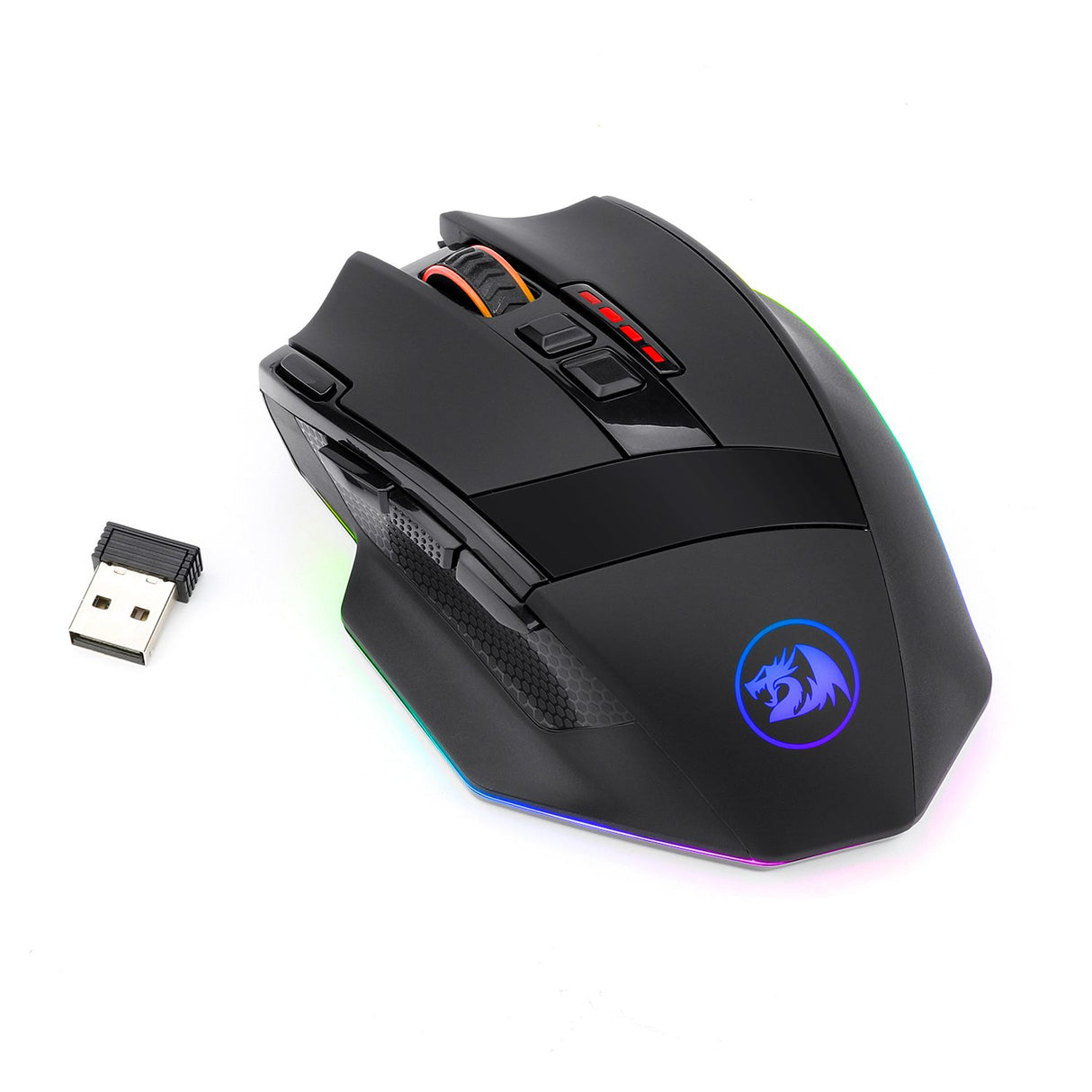Redragon Sniper Pro M801P-RGB Gaming Mouse - 16000 DPI Dual Mode