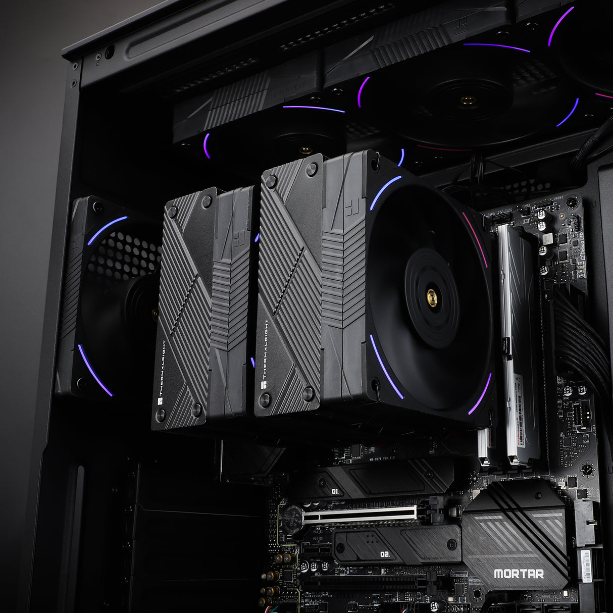 Thermalright Heatsink Phantom Spirit 120 EVO CPU Cooler,7×6mm Heat Pipes CPU Air Cooler,Dual PWM Fan Computer Cooling,2150RPM Speed,for AMD AM4 AM5/Intel 1700/1150/1151/1200/17XX/2011