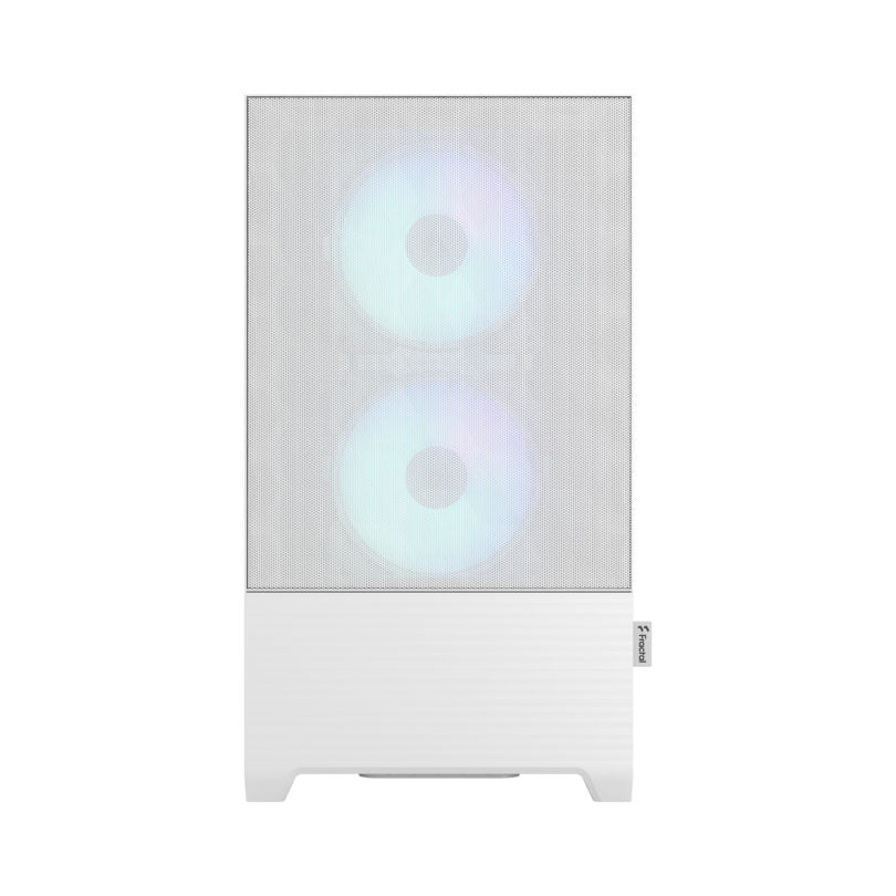 Fractal Pop Mini Air RGB Black/White TG – High-Airflow Mini Tower