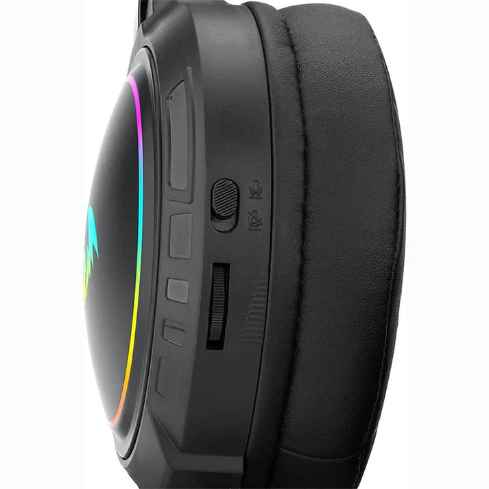 سماعة ألعاب Redragon H270 Mento RGB سلكية بدرايفرز 50mm وإضاءة RGB حيوية