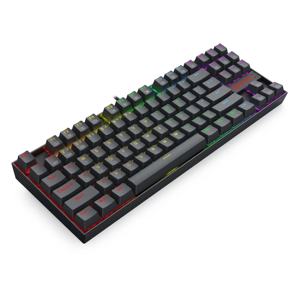 كيبورد ألعاب ميكانيكي Redragon K552 Elite - سويتش Red/Blue مع إضاءة Rainbow RGB