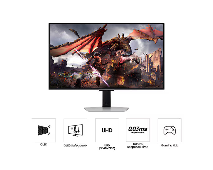 Samsung Odyssey OLED G8 (G80SD) 32″ 4K 240Hz Gaming Monitor