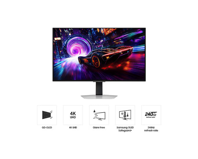 Samsung Odyssey OLED G8 (G81SF) – 32″ 4K 240Hz QD-OLED Gaming Monitor