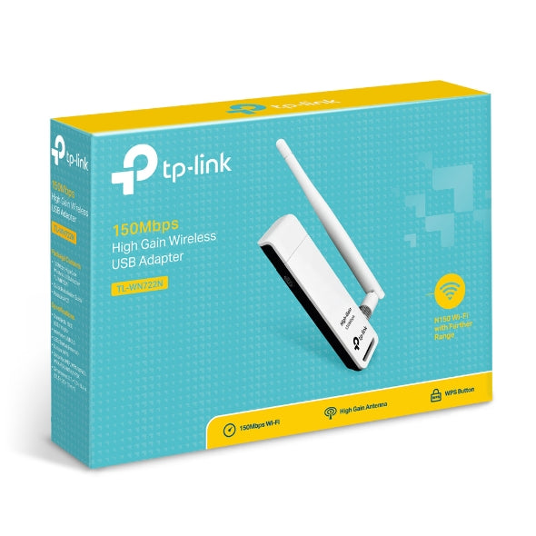 TP-Link TL-WN722N 150Mbps High Gain USB Adapter