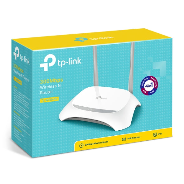 TP LINK ROUTER WIRELESS N 300Mbps TL-WR840N